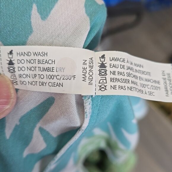 Poupette St Barth Tropical Floral Women's Aria Tiered Mini Dress Size M/L - Picture 10 of 14